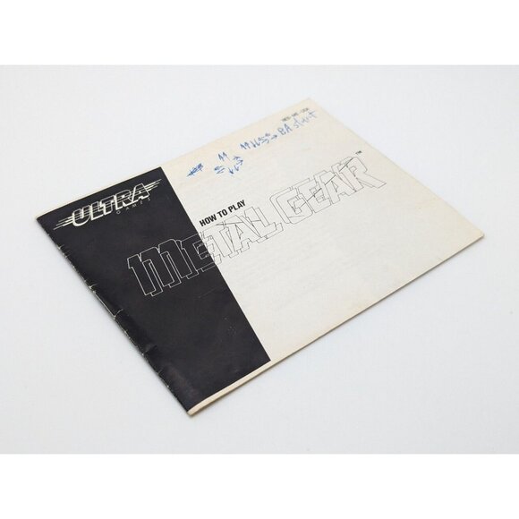 Metal Gear (Nintendo NES, 1987) Authentic Manual Booklet Only VTG - Picture 3 of 6